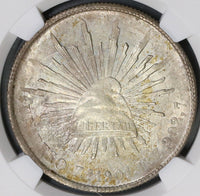 1901-Zs NGC MS 63 Mexico Silver Peso Zacatecas Coin (18032501D)