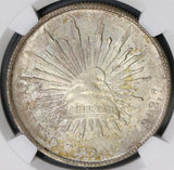 1901-Zs NGC MS 63 Mexico Silver Peso Zacatecas Coin (18032501D)