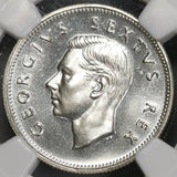 1952 NGC PF 66 SOUTH AFRICA Proof Silver Shilling BU Coin (17062405C)