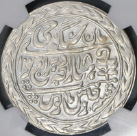 1939 NGC MS 64 JAIPUR Silver Rupee Yr 18 India State Proof Like Coin (18032203D)