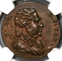 1790s NGC MS 63 SPENCE Cain & Abel Conder 1/2 Penny Middlesex D&H 768 Great Britain Token Coin (18091702C)