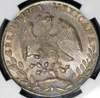 1889-As NGC MS 63 MEXICO Silver 8 Reales Coin Scarce Alamos POP 4/5 (18052501C)