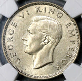 1942 1943 NGC AU 58 New Zealand Silver Florin Coins (18021901C)