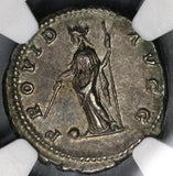 200 NGC Ch XF Septimius Severus Roman Empire Denarius Providentia (21090205C)