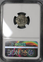 161 NGC XF Antoninus Pius Roman Empire Denarius Posthumous Consecratio Altar (21082701C)