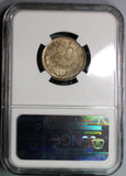 1901-Cn NGC MS 63 MEXICO 20 Centavos Culiacan Mint Silver Coin (18091608C)