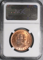 1954 NGC MS 63 South Africa Penny Elizabeth II Mint State Coin (21082107C)