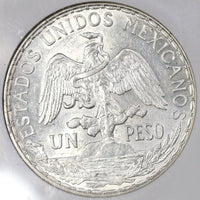 1913 MEXICO Silver Peso Mint State Coin NGC MS 62 (18031504D)