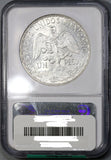 1913 MEXICO Silver Peso Mint State Coin NGC MS 62 (18031504D)