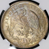 1901-Zs NGC MS 63 Mexico Silver Peso Zacatecas Coin (18032501D)