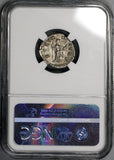 156 175 NGC AU FAUSTINA Jr Roman Empire Denarius Fecunditas & Child Fertility 5/5 5/5 (21082602C)