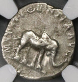 197 NGC VF War Elephant Septimius Severus Roman Empire Denarius Albinus Victory (21091303C)