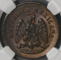 1895 NGC MS 65 Mexico 1 Centavo Copper Coin (18082601C)