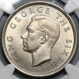 1951 NGC MS 64 New Zealand 1/2 Crown BU Coin (18083005C)