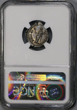 134 HADRIAN NGC AU Roman Empire Denarius Felicitas 5/5 5/5 (18082602C)
