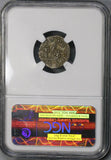 194 NGC VF Septimius Severus Roman Empire Denarius AVG II C Emesa Eastern Mint Coin (18082906C)