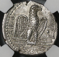62 NGC Ch XF Nero AR Tetradrachm Roman Empire Antioch Provincial Eagle Pedigree (22031402C)