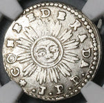 1841 NGC XF 45 Argentina 1 Real Cordoba Sun Face Silver Coin POP 1/0 (21092203D)