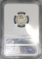 1938 NGC MS 64 Argentina 5 Centavos Liberty Head Mint State Coin (21090905C)