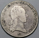 1795-H Austria Netherlands Kronenthaler Franz II Silver Thaler Coin (22022105R)