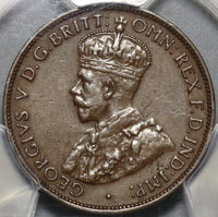 1930 PCGS AU 53 Australia 1/2 Penny Key Date Commonwealth Coin (20121601C)