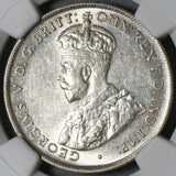 1936 NGC AU 58 Australia Florin George V Silver 2 Shillings Coin (19101001C)