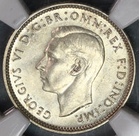 1938 NGC MS 62 Australia 6 Pence George VI Silver Coin (19100302C)