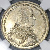 1765 NGC AU 50 Batthyani 1/2 Thaler Austria State Hungary Silver Coin POP 1/0 (19032002C)
