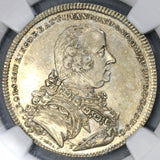 1765 NGC AU 50 Batthyani 1/2 Thaler Austria State Hungary Silver Coin POP 1/0 (19032002C)