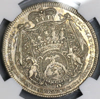 1765 NGC AU 50 Batthyani 1/2 Thaler Austria State Hungary Silver Coin POP 1/0 (19032002C)