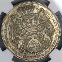 1765 NGC AU 50 Batthyani 1/2 Thaler Austria State Hungary Silver Coin POP 1/0 (19032002C)