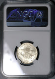 1908 NGC MS 65+ Austria 1 Corona Silver Franz Joseph 60th Coin (21071601D)