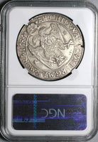 1584-KB NGC AU 50 Austria Silver Thaler Kremnitz Hungary Coin DAV-8066 (22012104C)
