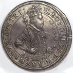 1626 NGC XF 45 Austria Taler Leopold Hall Mint Silver Thaler Dav-3337 Coin (20021505C)