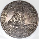 1626 NGC XF 45 Austria Taler Leopold Hall Mint Silver Thaler Dav-3337 Coin (20021505C)