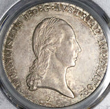 1815-A PCGS AU 58 Austria 1 Thaler Franz I Silver Crown Vienna Coin (22081201C)