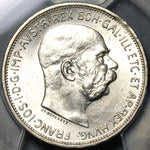 1913 PCGS MS 63 Austria 2 Corona Franz Joseph Silver Empire Coin (21122502D)
