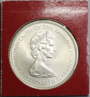 1973 Bahamas 2 dollars Flamingos Choice UNC Silver with COA Coin (19072801R)