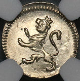 1799 NGC MS 64 Bolivia Charles IIII 1/4 Real Spain Colonial Lion Silver Coin (22021501C)