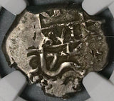 1744 NGC VF 30 Bolivia Cob 1 Real Potosi Spain Colonial Silver Coin POP 1/0 (21122502C)