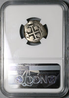 1743 NGC VG 8 Bolivia Cob 2 Reales Potosi Spain Colonial Silver Coin (21120301D)
