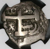 1768 NGC VF 35 Bolivia Cob 2 Reales Potosi Charles III Colonial Coin POP 1/0 (22082703C)