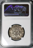 1770 NGC VF 35 Bolivia 2 Reales Rare No Dot PTS Spain Coin POP 1/0 (21021503C)