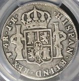 1776 PCGS F 12 Bolivia 4 Reales Potosi Charles III Potosi Silver Coin (22120201C)