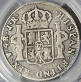 1776 PCGS F 12 Bolivia 4 Reales Potosi Charles III Potosi Silver Coin (22120201C)