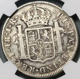 1776 NGC VF Bolivia 4 Reales Potosi Charles III Potosi Mint Silver Coin (22120202C)