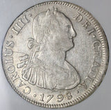 1798 NGC XF 45 Bolivia 4 Reales Potosi Charles IV Spain Colonial Pedigree Silver Coin POP 4/0 (22090402C)