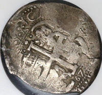 1673 NGC VF 30 Bolivia Cob 8 Reales Spain Pirate Silver 3 Dates Coin (20071102C)