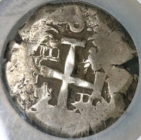 1766 NGC XF 45 Bolivia 8 Reales Cob Spain Colonial Dollar Silver Coin (21102401C)