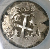 1766 NGC XF 45 Bolivia 8 Reales Cob Spain Colonial Dollar Silver Coin (21102401C)